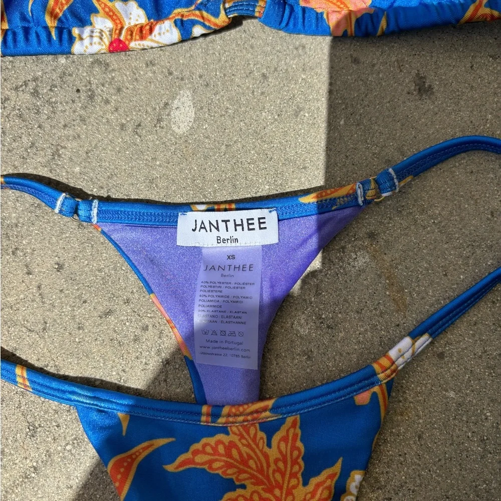 JANTHEE BLUE BIKINI SET - Picture 2 of 3